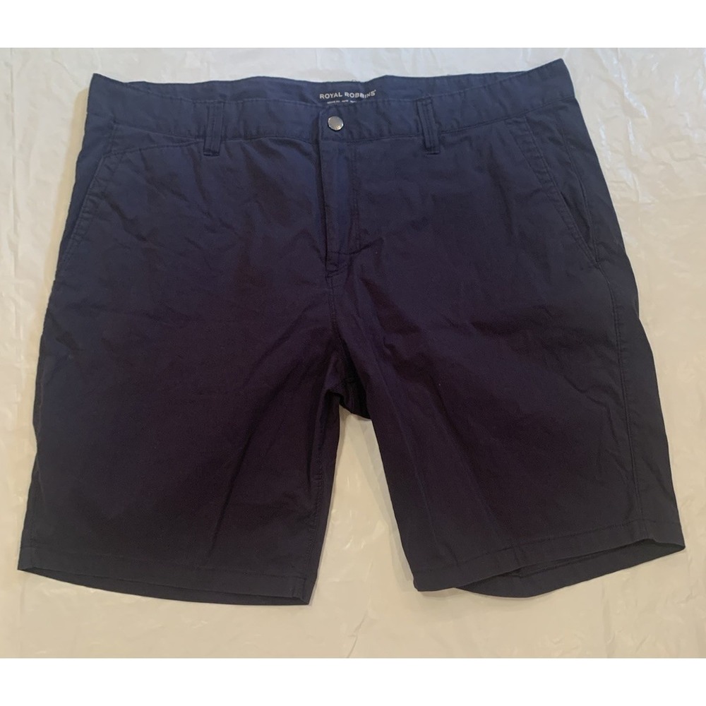 Royal Robbin's Active Fit Men's Navy Nylon Shorts 42x10